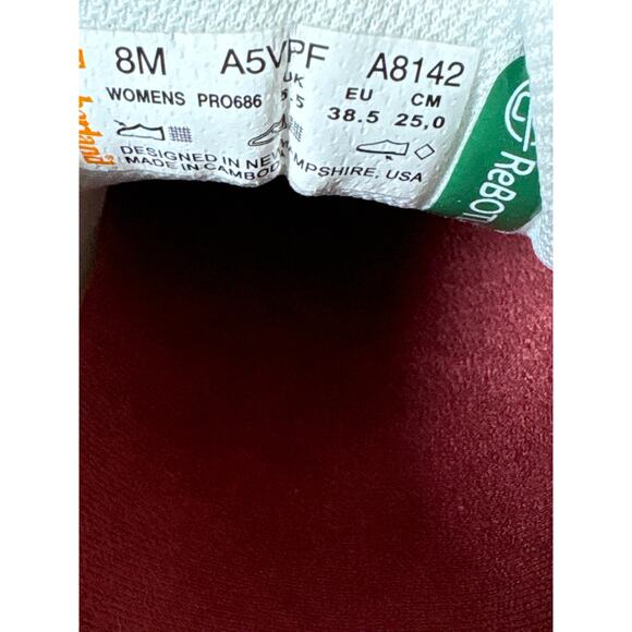 Timberland Pro Setra Athletic Work Sneaker in Cream/Cranberry Women's 8 B - Picture 7 of 8